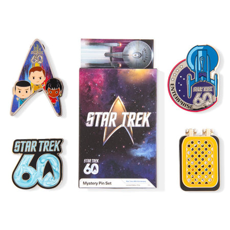 Star Trek 60th Anniversary Limited Edition Mystery Pin Set - Paramount Shop