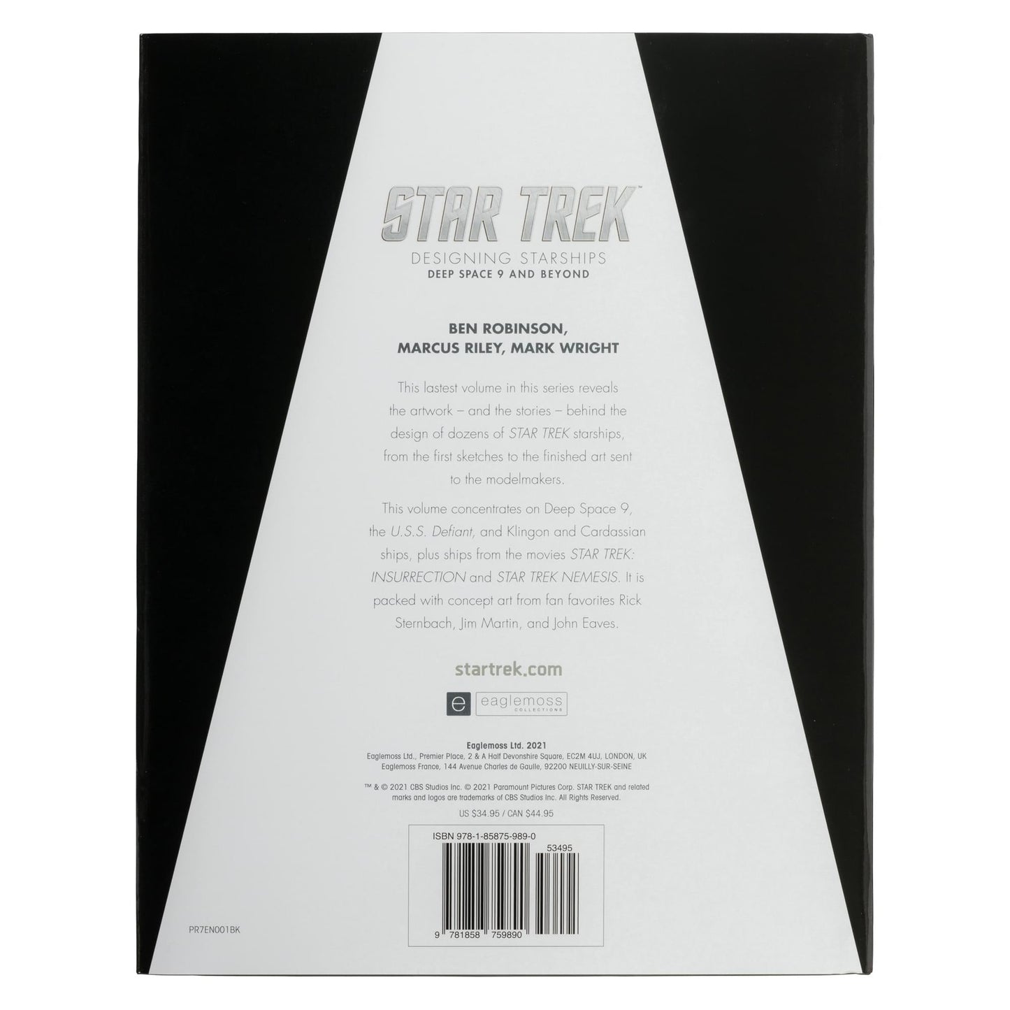 Star Trek Book Designing Starships Deep Space Nine and Beyond - Paramount Shop