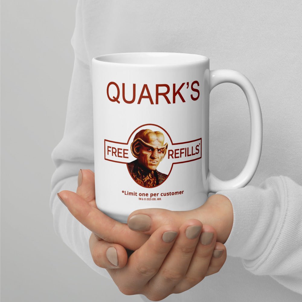 Star Trek: Deep Space Nine Quark's Inspired White Mug - Paramount Shop