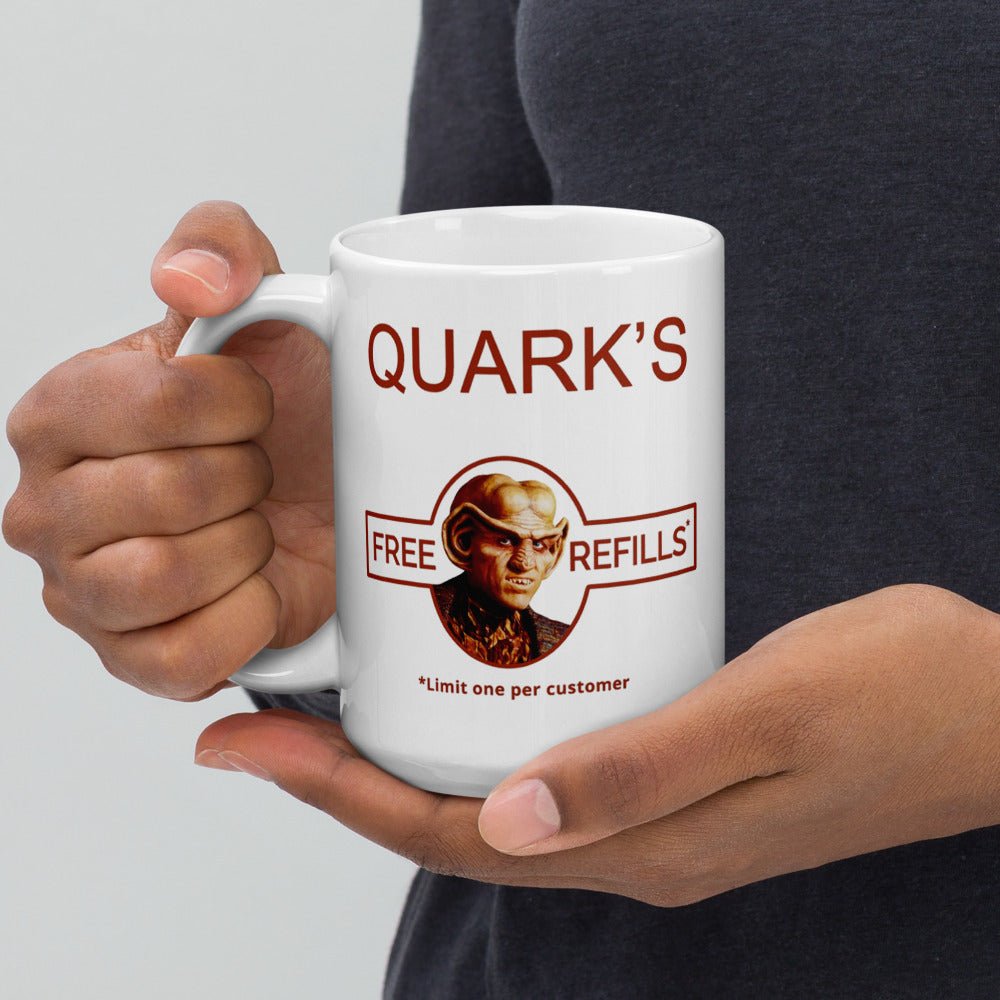 Star Trek: Deep Space Nine Quark's Inspired White Mug - Paramount Shop