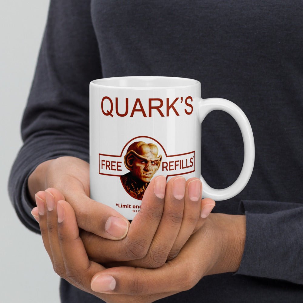 Star Trek: Deep Space Nine Quark's Inspired White Mug - Paramount Shop