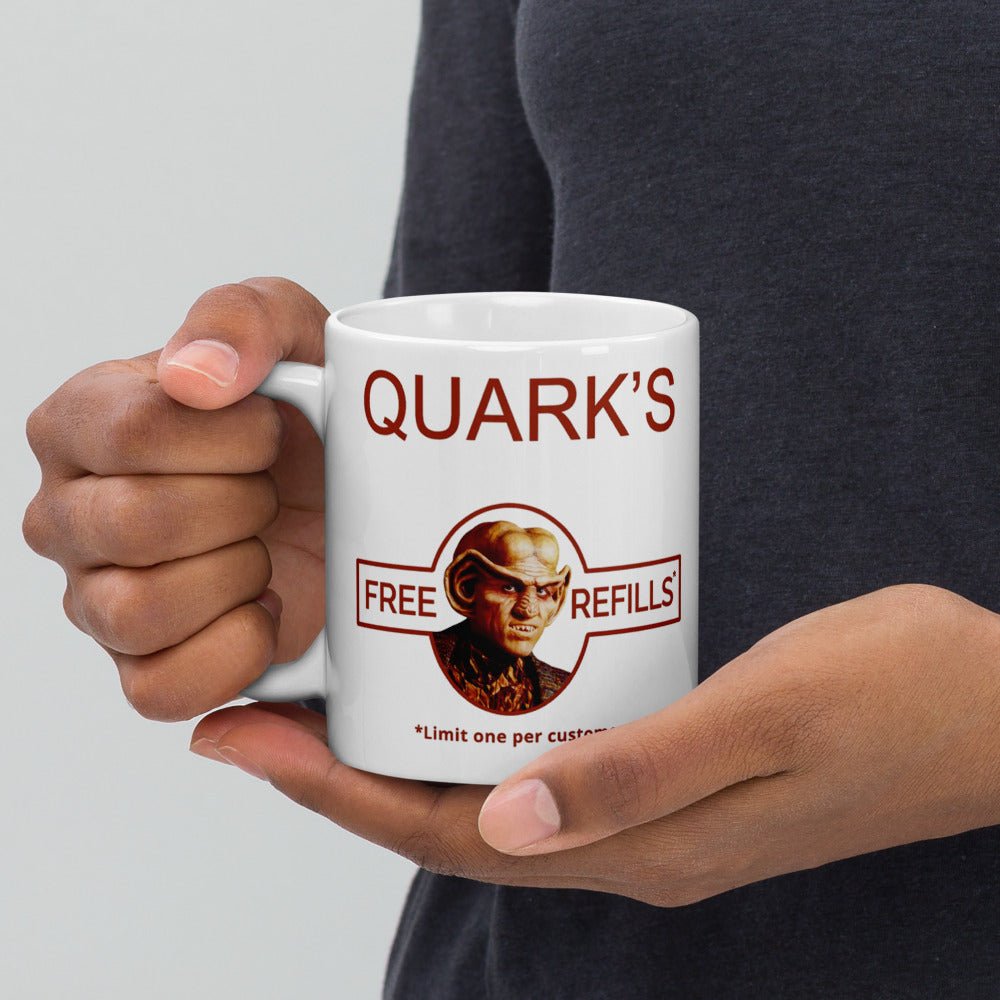 Star Trek: Deep Space Nine Quark's Inspired White Mug - Paramount Shop