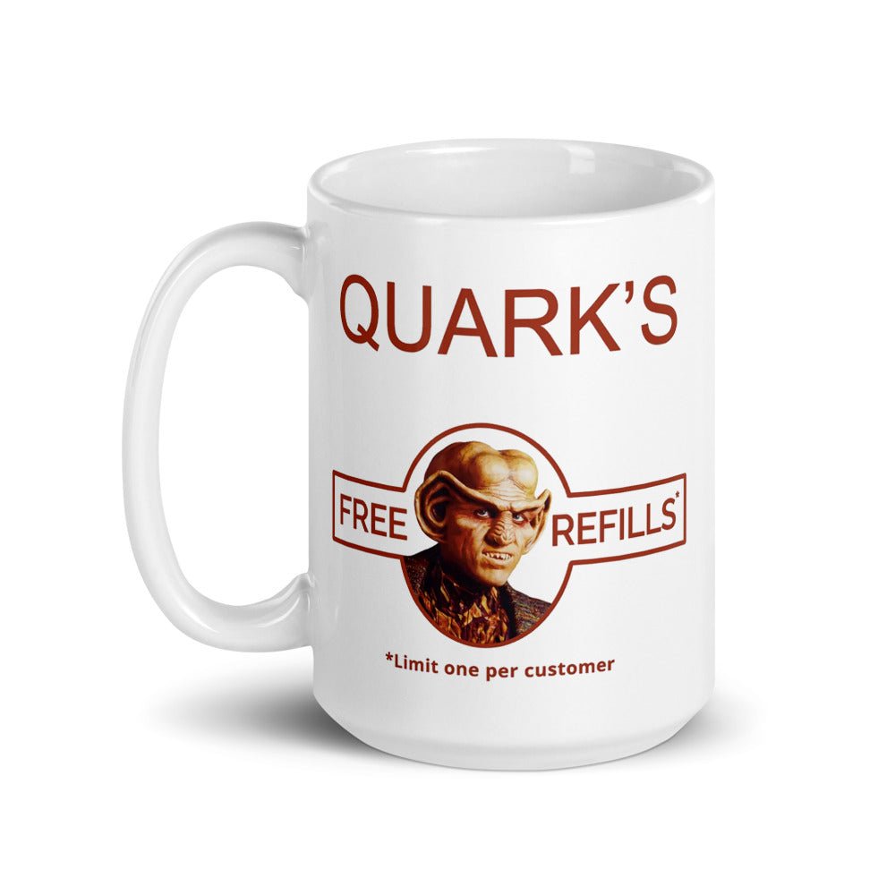 Star Trek: Deep Space Nine Quark's Inspired White Mug - Paramount Shop