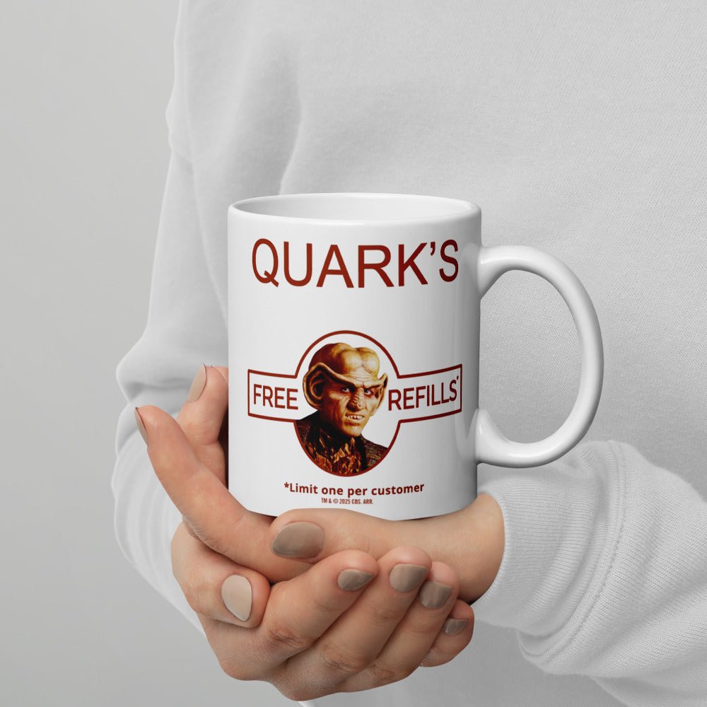 Star Trek: Deep Space Nine Quark's Inspired White Mug - Paramount Shop