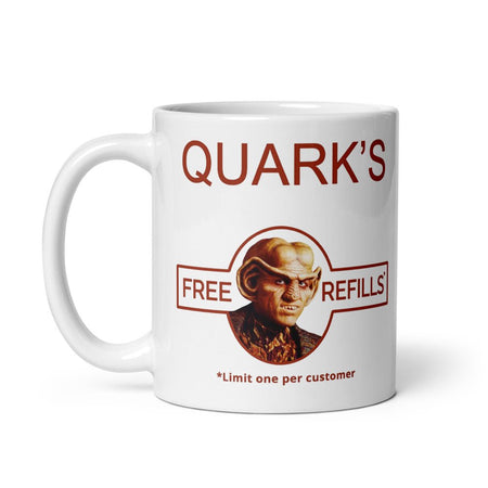 Star Trek: Deep Space Nine Quark's Inspired White Mug - Paramount Shop