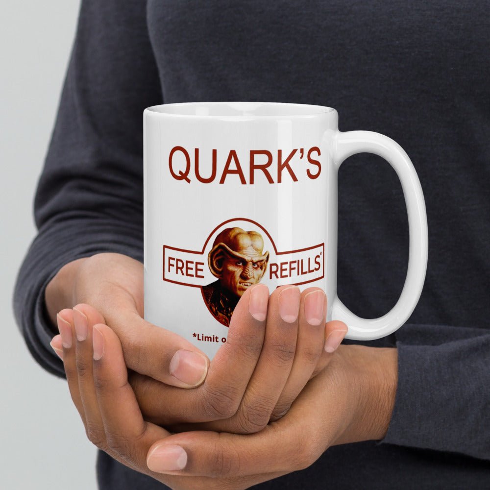 Star Trek: Deep Space Nine Quark's Inspired White Mug - Paramount Shop