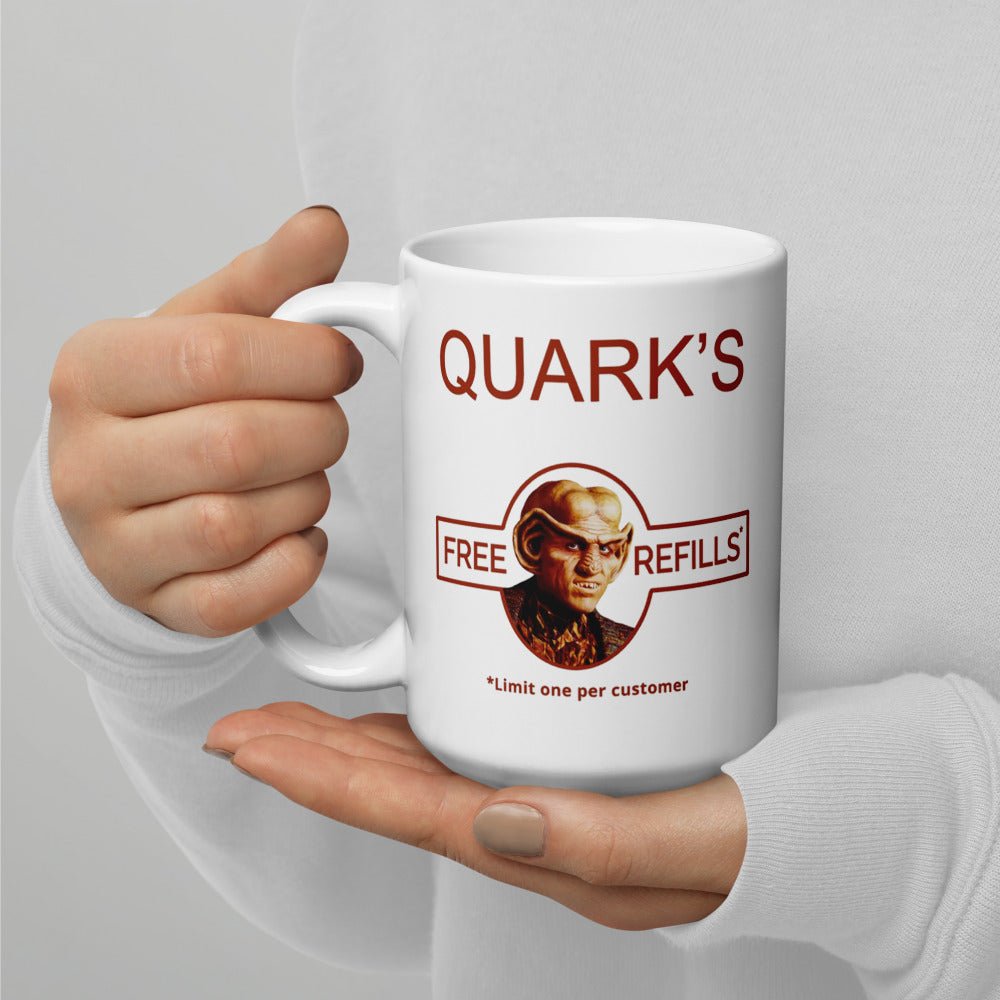 Star Trek: Deep Space Nine Quark's Inspired White Mug - Paramount Shop
