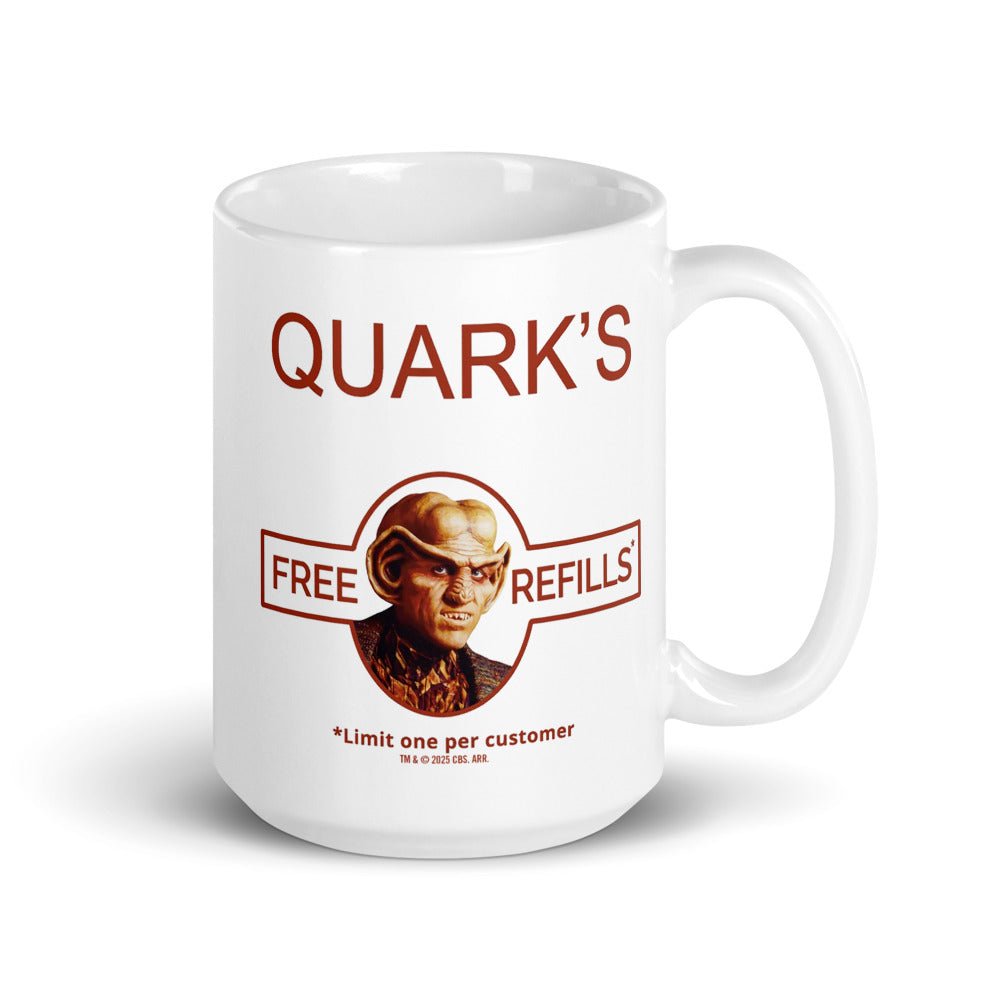 Star Trek: Deep Space Nine Quark's Inspired White Mug - Paramount Shop