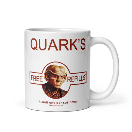 Star Trek: Deep Space Nine Quark's Inspired White Mug - Paramount Shop
