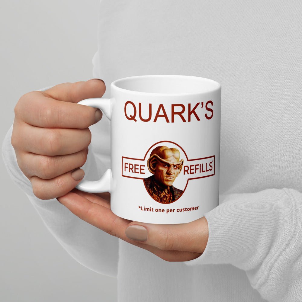 Star Trek: Deep Space Nine Quark's Inspired White Mug - Paramount Shop