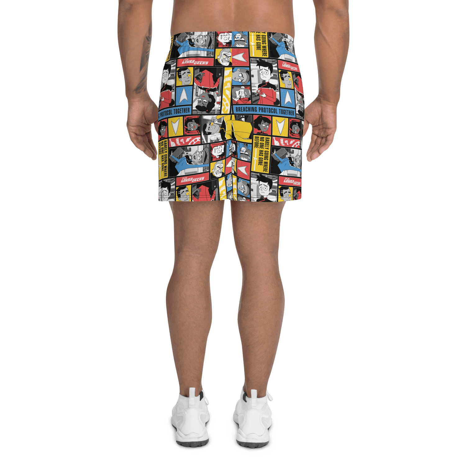 Star Trek: Lower Decks Blocks Pattern Athletic Shorts - Paramount Shop