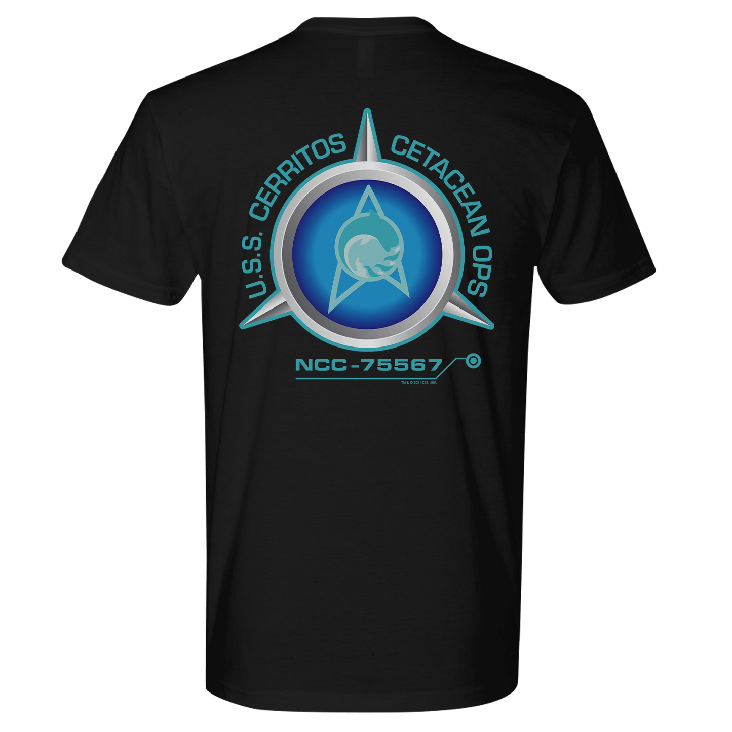 Star Trek: Lower Decks Cetacean Ops Delta Logo Adult Short Sleeve T - Shirt - Paramount Shop