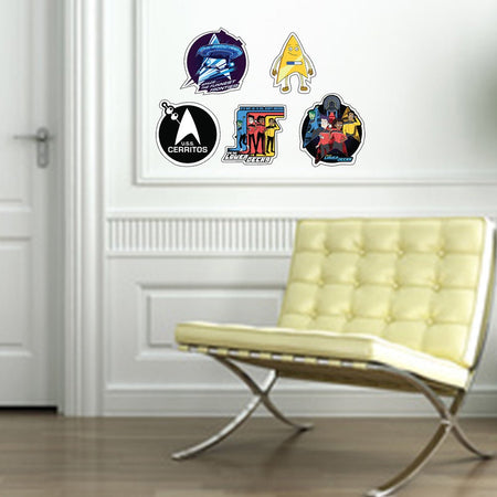 Star Trek: Lower Decks Wall Sticker Sheet - Paramount Shop