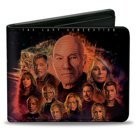 Star Trek: Picard Group Pose Logo Vegan Leather Bi - Fold Wallet - Paramount Shop