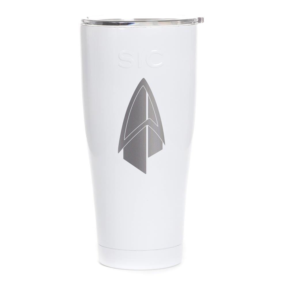 Star Trek: Picard Starfleet Badge Laser Engraved SIC Tumbler - Paramount Shop