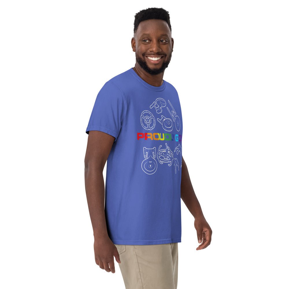 Star Trek Pride Starships Proudly Go! Comfort Colors T-Shirt - Paramount Shop