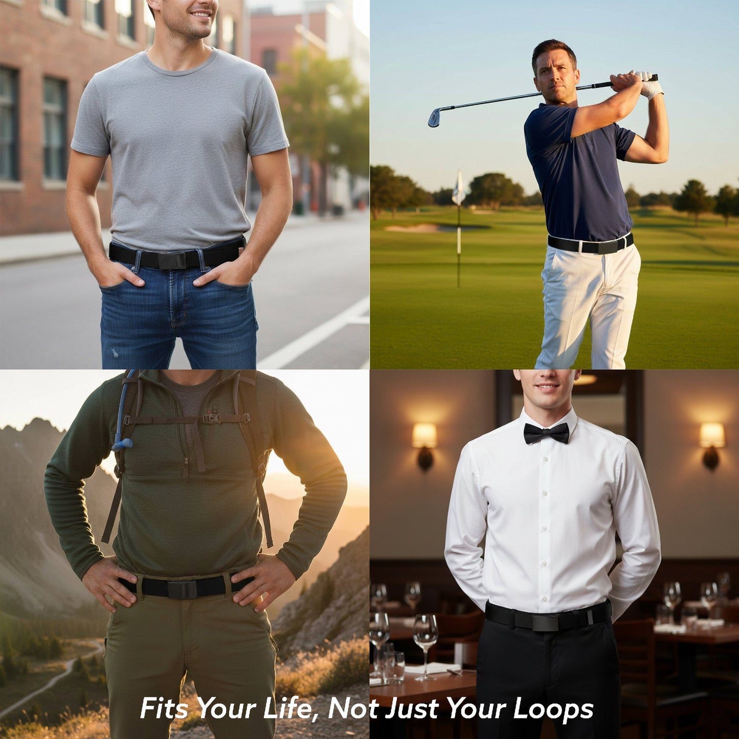 Star Trek Risk is Our Business Illustration Blocks Web Belt - Paramount Shop