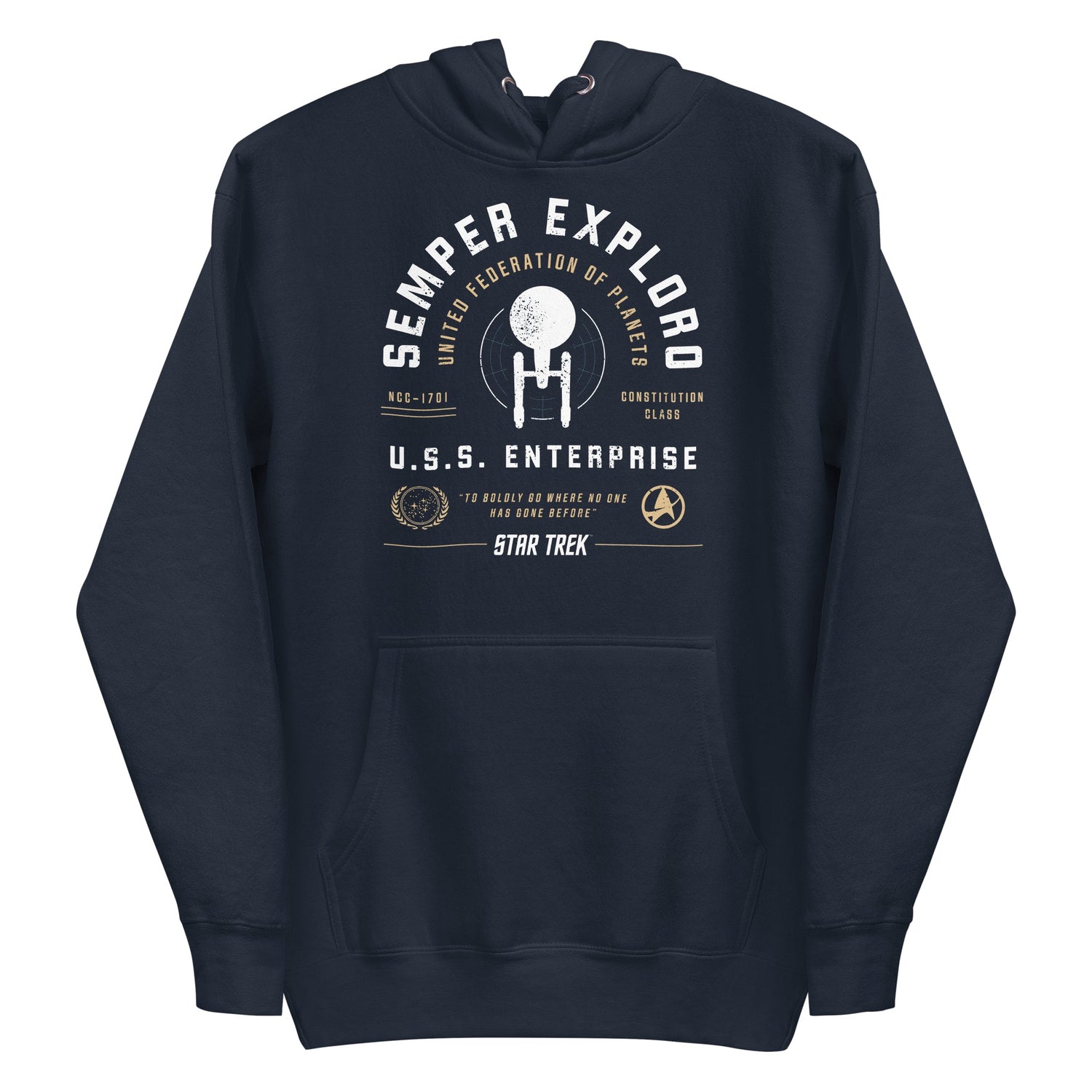 Star Trek Semper Exploro Adult Hoodie - Paramount Shop