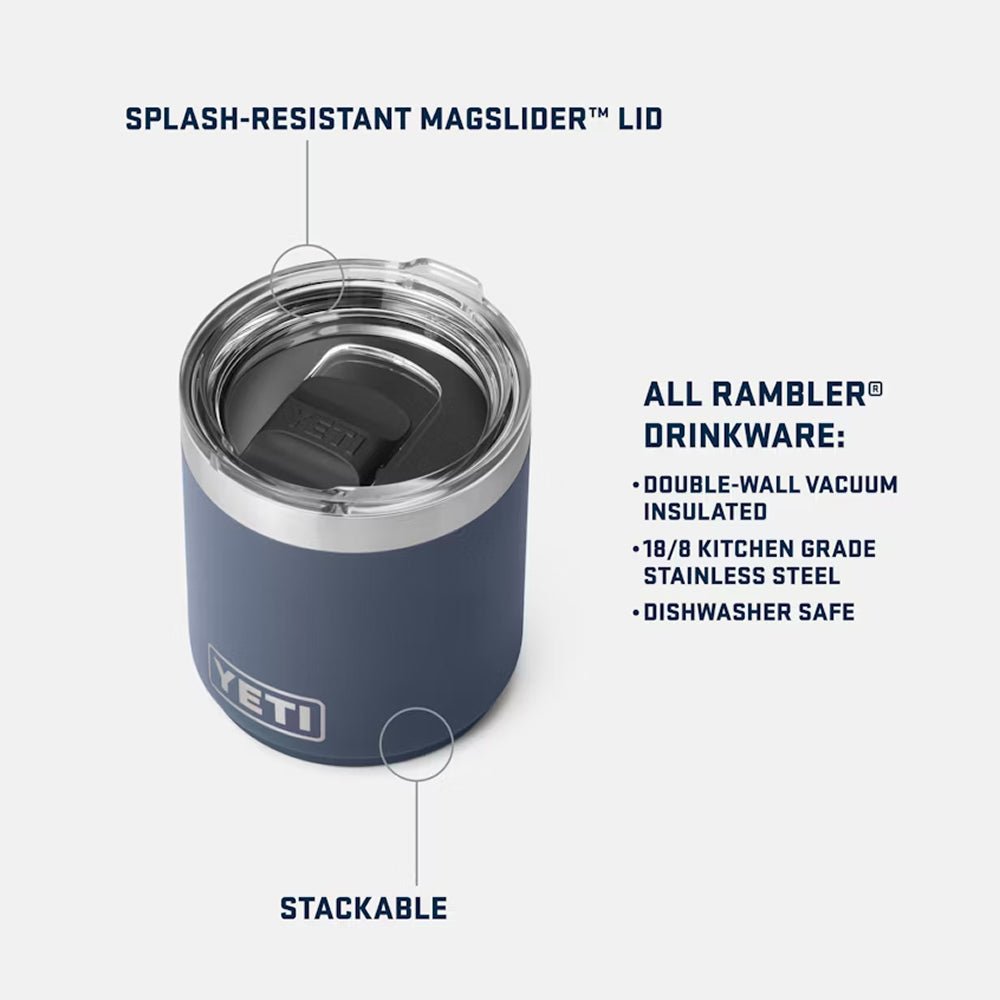 Star Trek: Starfleet Academy Yeti® Rambler 10oz Stackable Lowball with Lid - Paramount Shop