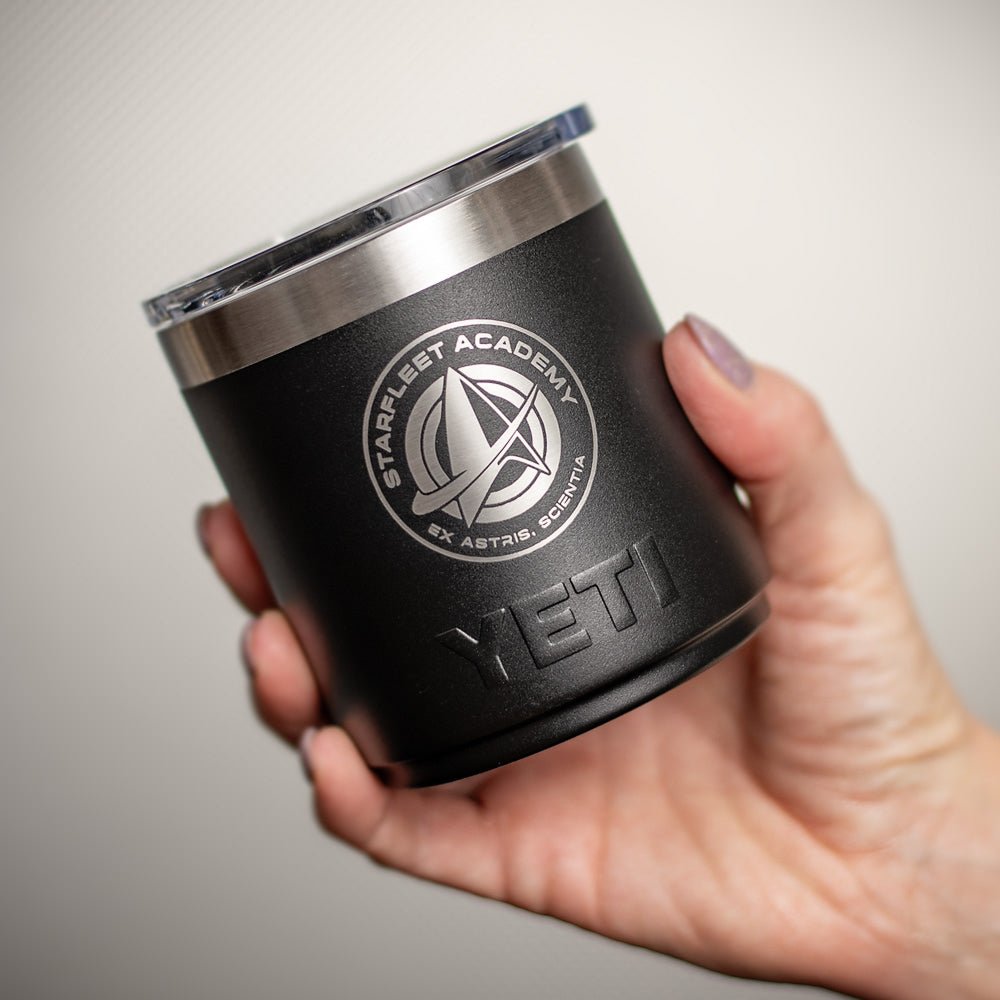 Star Trek: Starfleet Academy Yeti® Rambler 10oz Stackable Lowball with Lid - Paramount Shop