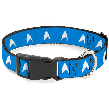 Star Trek Starfleet Insignia Blue Dog Collar with Clip - Paramount Shop