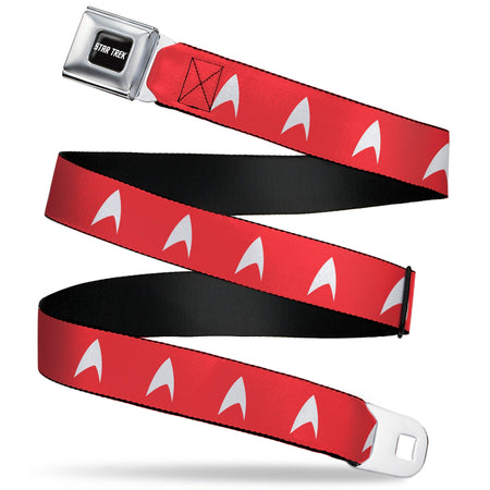 Star Trek Starfleet Insignia Logo Red Webbing Seatbelt Belt - Paramount Shop