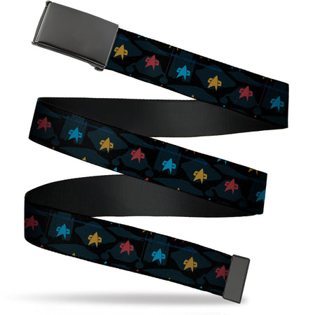 Star Trek Starfleet Insignia & Ship Silhouette Web Belt - Paramount Shop