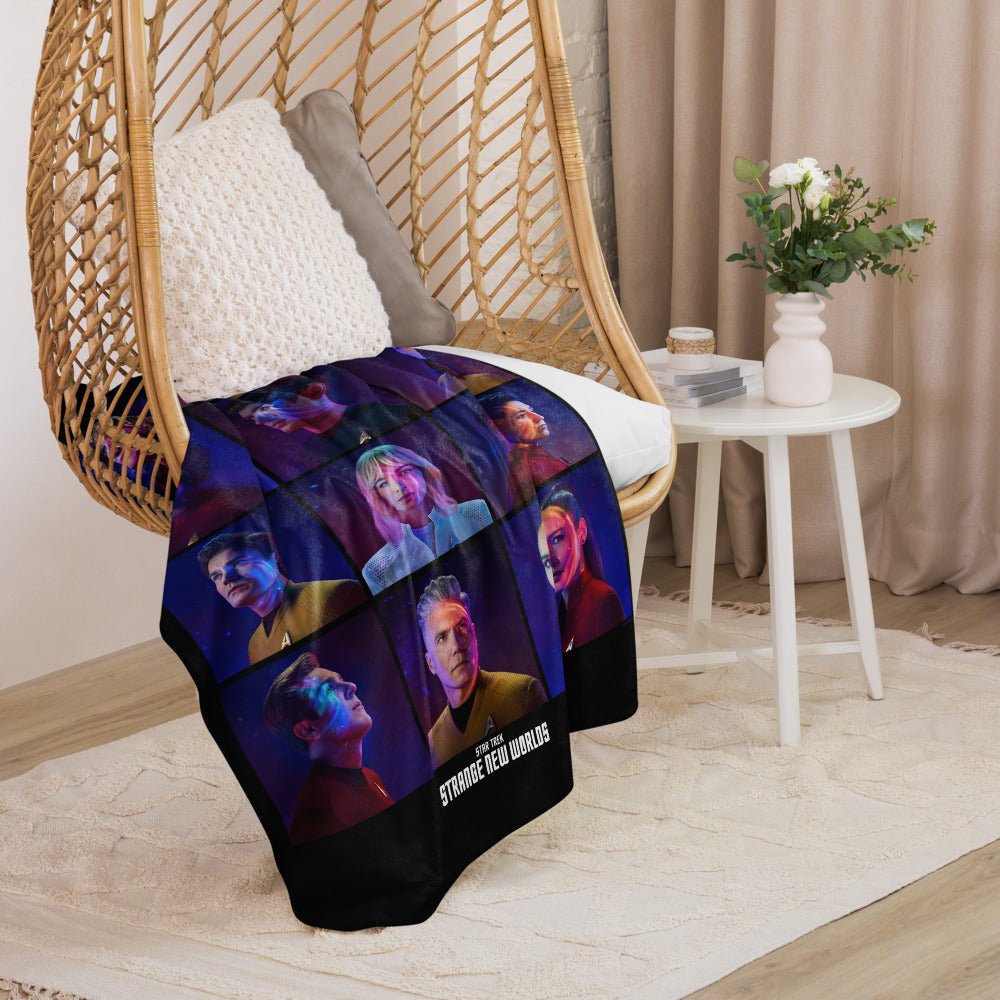 Star Trek: Strange New Worlds Season 3 Premium Sherpa Blanket - Paramount Shop