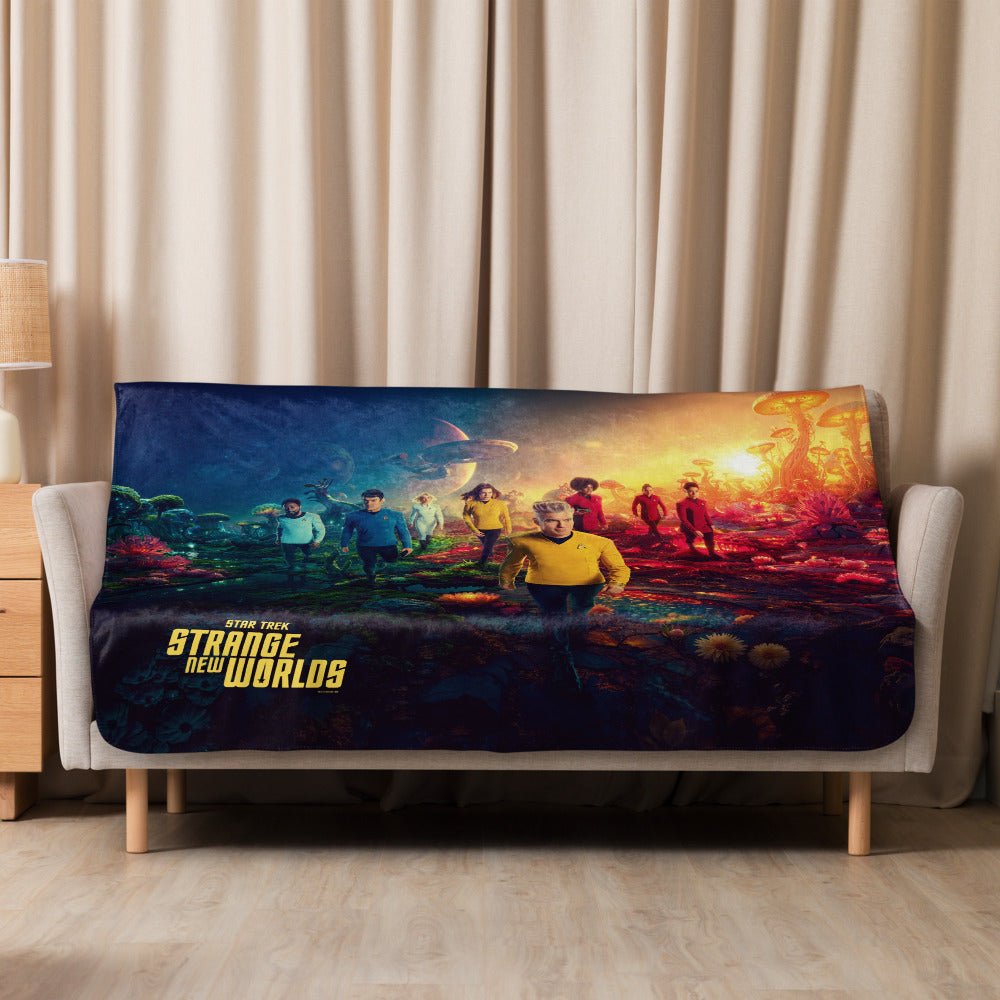 Star Trek: Strange New Worlds Season 3 Premium Sherpa Blanket - Paramount Shop
