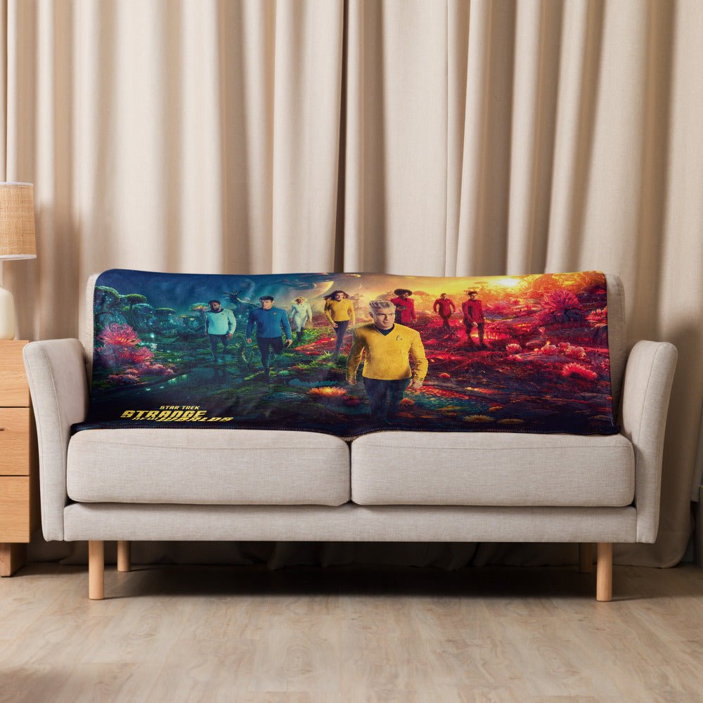 Star Trek: Strange New Worlds Season 3 Premium Sherpa Blanket - Paramount Shop
