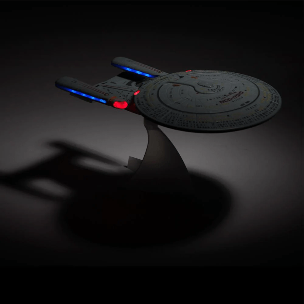 Star Trek: The Next Generation U.S.S. Enterprise NCC - 1701 - D Bluetooth® Speaker With Sleep Machine, LED's & Sound Effects - Paramount Shop