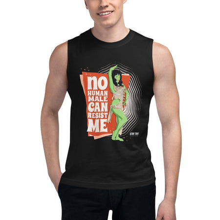 Star Trek: The Original Series No Human Male Can Resist Me Unisex Muscle Tank Top - Paramount Shop