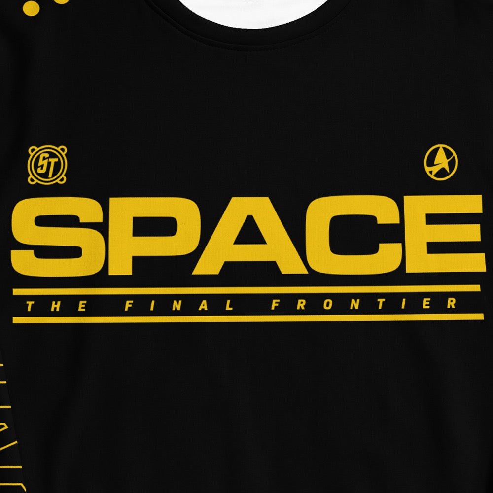 Star Trek: The Original Series Space The Final Frontier Racing Crewneck Sweatshirt - Paramount Shop