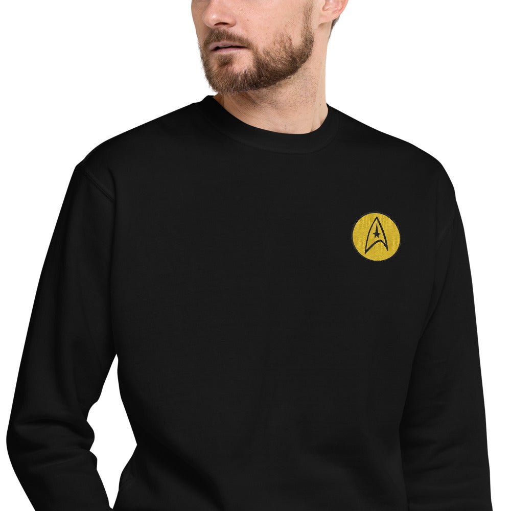 Star Trek: The Original Series Sweatshirt Embroidered Command Badge - Paramount Shop