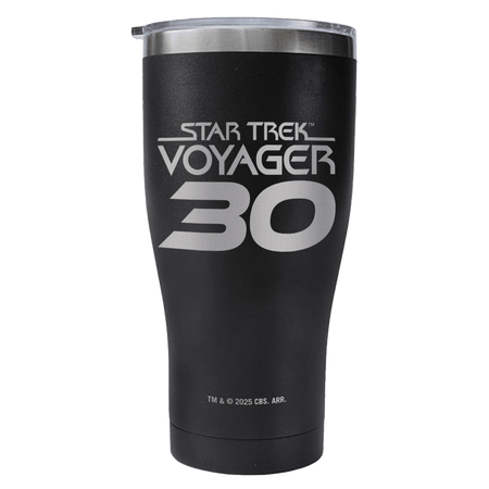 Star Trek: Voyager 30th Anniversary Logo Etched Tumbler - Paramount Shop