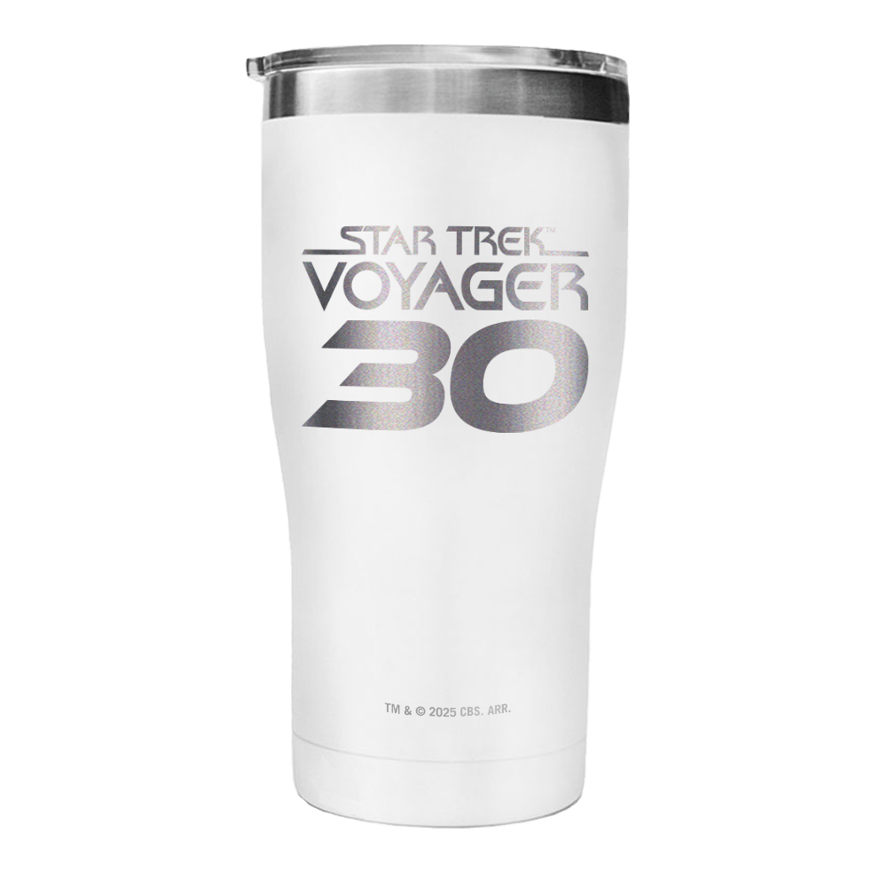 Star Trek: Voyager 30th Anniversary Logo Etched Tumbler - Paramount Shop