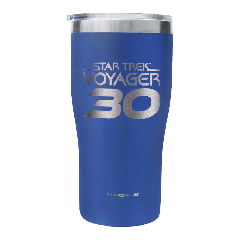 Star Trek: Voyager 30th Anniversary Logo Etched Tumbler - Paramount Shop