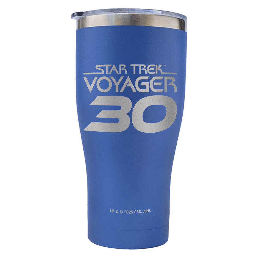 Star Trek: Voyager 30th Anniversary Logo Etched Tumbler - Paramount Shop