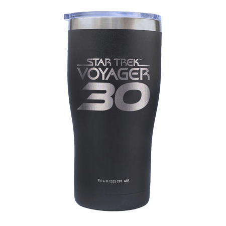 Star Trek: Voyager 30th Anniversary Logo Etched Tumbler - Paramount Shop