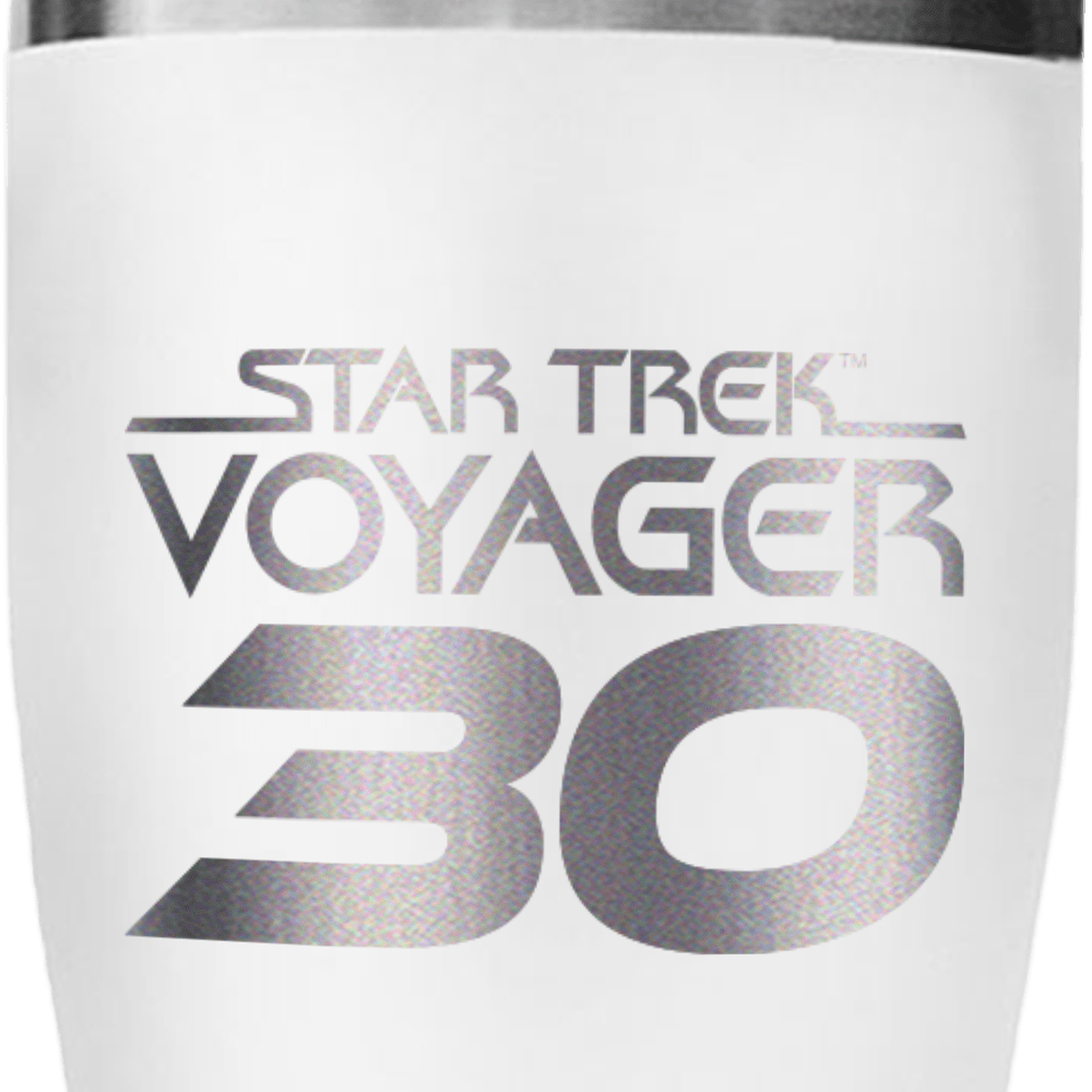 Star Trek: Voyager 30th Anniversary Logo Etched Tumbler - Paramount Shop