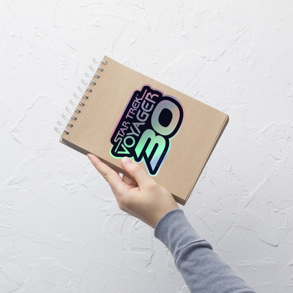 Star Trek: Voyager 30th Anniversary Logo Holographic Sticker - Paramount Shop