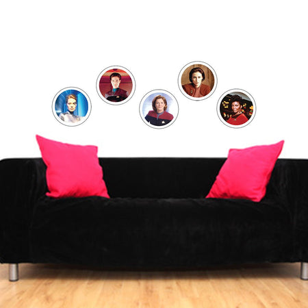 Star Trek Women Of Star Trek Wall Sticker Sheet - Paramount Shop
