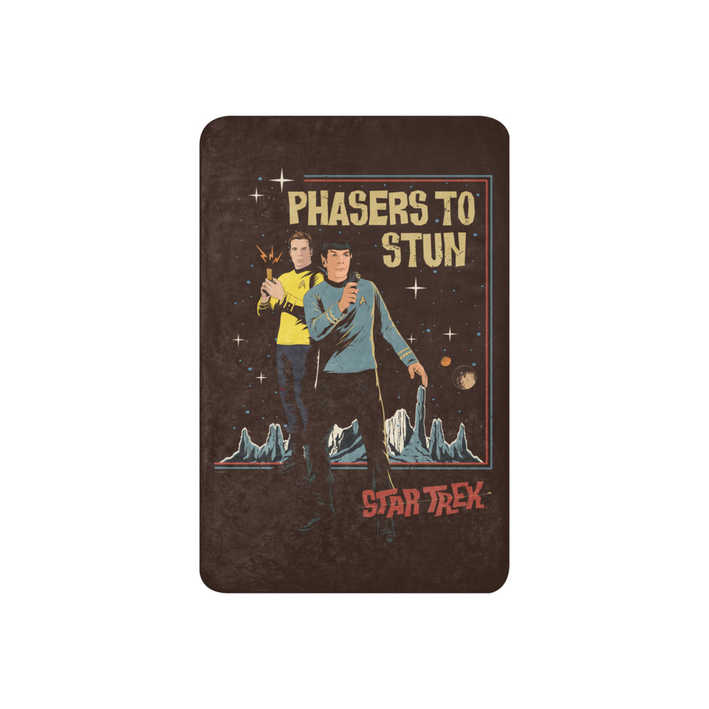 Star Trek: The Original Series Phasers To Stun Premium Sherpa-Decke