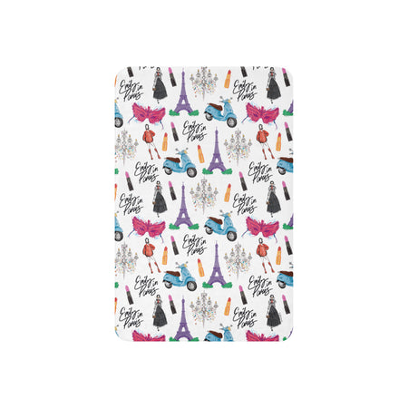 Emily in Paris Sherpa Blanket Drawings