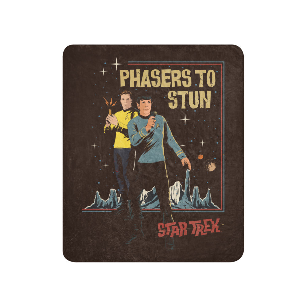 Star Trek: The Original Series Phasers To Stun Premium Sherpa-Decke