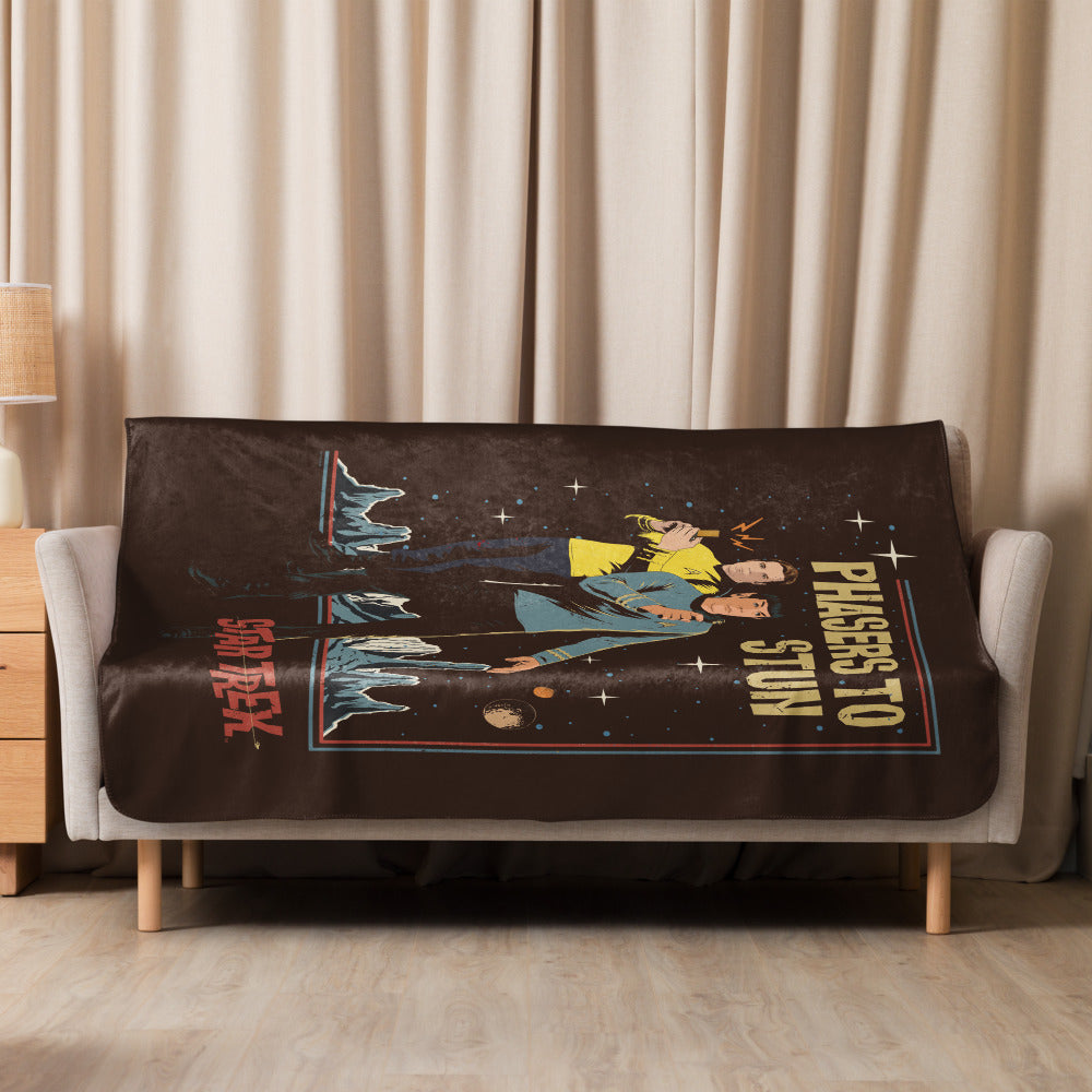 Star Trek: The Original Series Phasers To Stun Premium Sherpa-Decke
