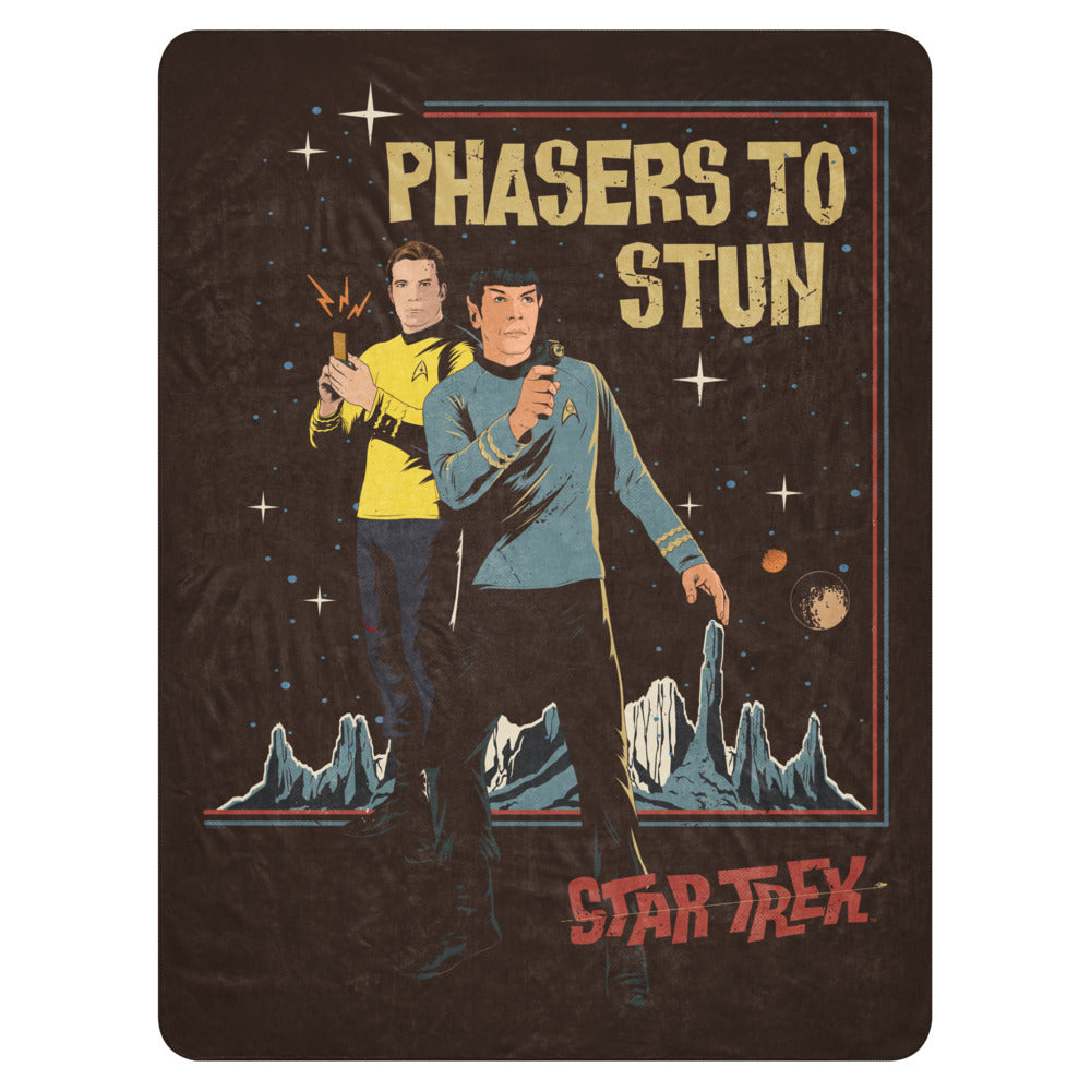 Star Trek: The Original Series Phasers To Stun Premium Sherpa-Decke