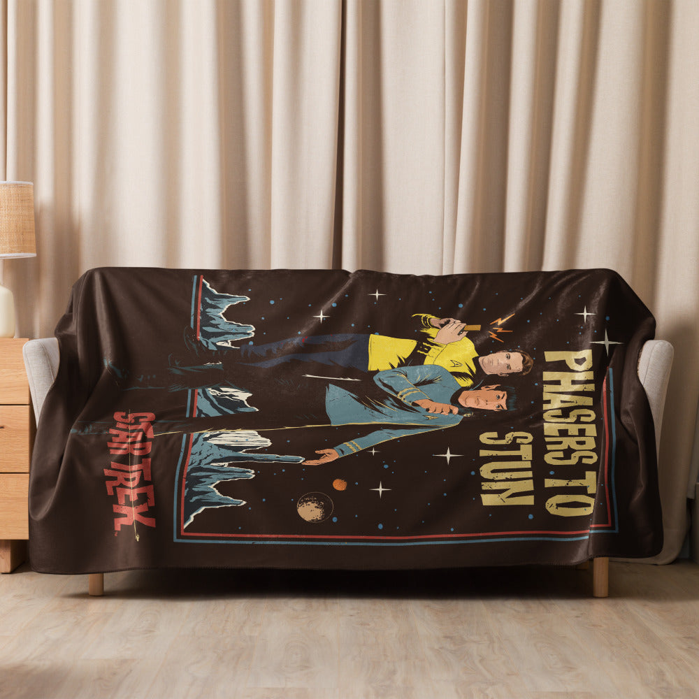 Star Trek: The Original Series Phasers To Stun Premium Sherpa-Decke