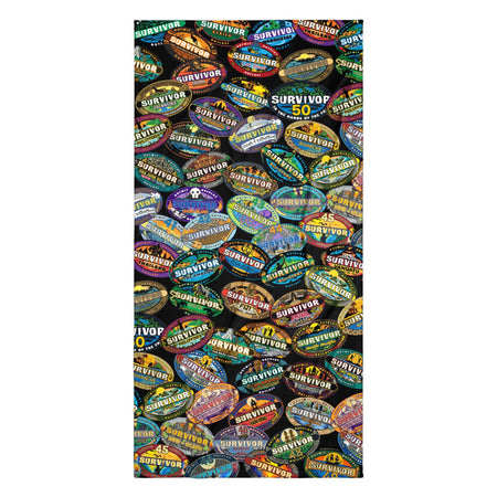 Survivor Beach Towel Logo Toss - Paramount Shop