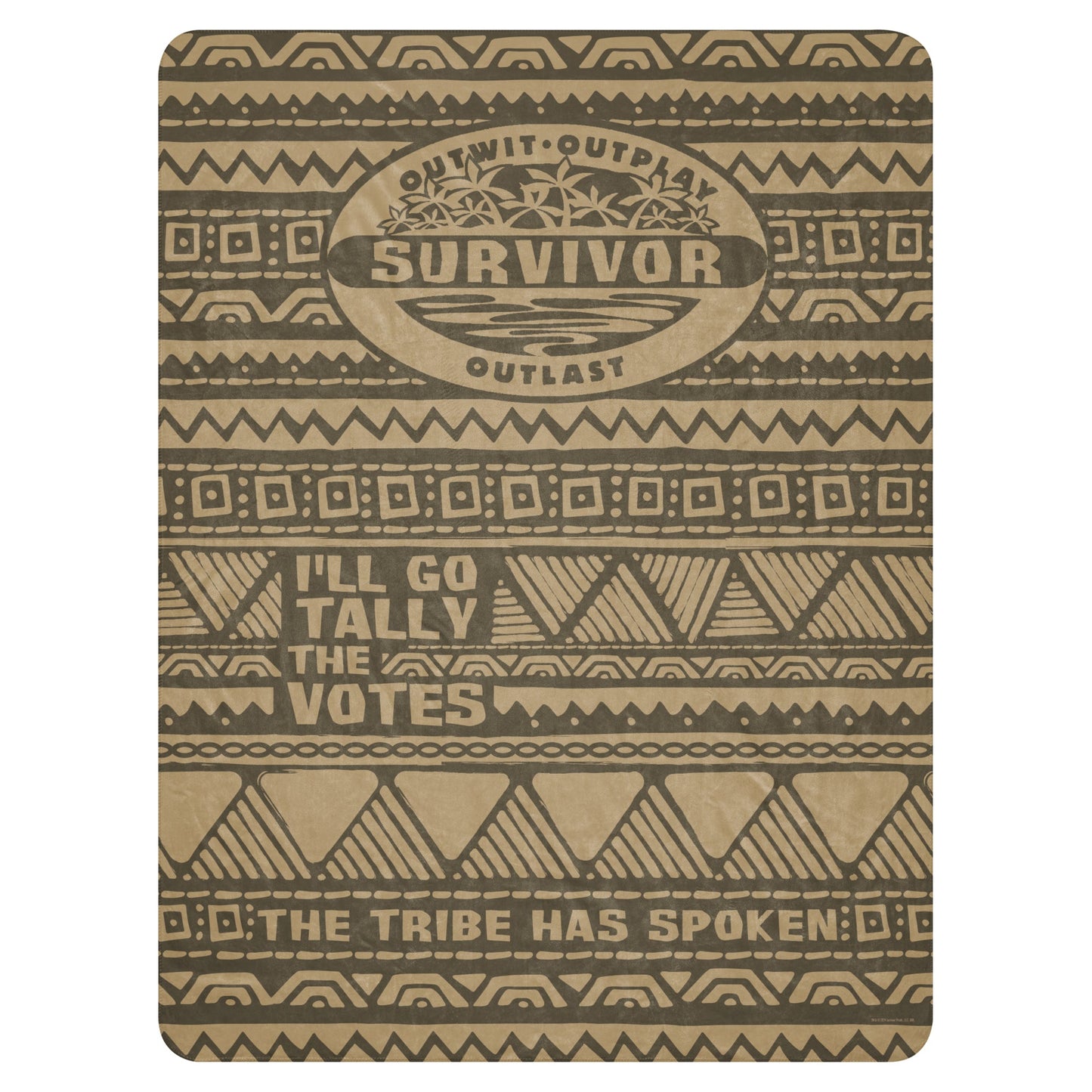 Survivor Castaway Quotes Sherpa Blanket - Paramount Shop